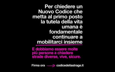 L’ASSOCIAZIONE PROTESTA CONTRO LA RIFORMA DEL NUOVO CODICE STRADALE: “STOP AL CODICE DELLA STRAGE”