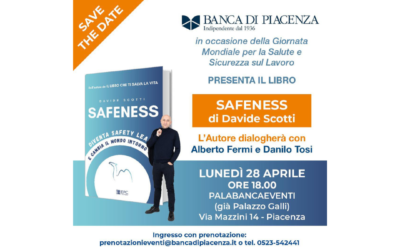 PRESENTAZIONE DEL LIBRO SAFENESS DI DAVIDE SCOTTI PROMOSSO DALL’ASSOCIAZIONE SONIA TOSI